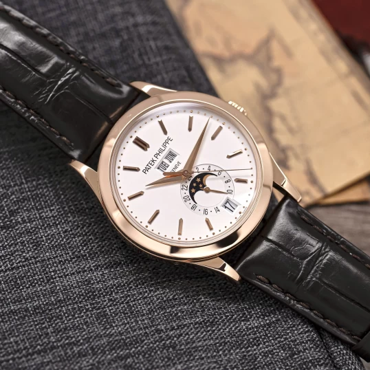 Patek Philippe Annual Calendar Moonphase 5396R-011 – Rose Gold, White Dial