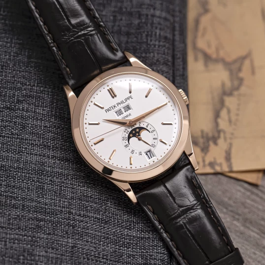Patek Philippe Annual Calendar Moonphase 5396R-011 – Rose Gold, White Dial