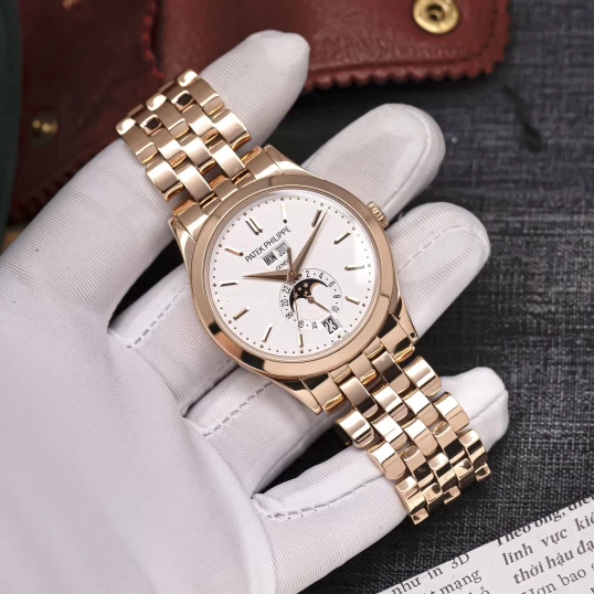 Patek Philippe Complications Annual Calendar Moonphase 5396/1R-010 – White Dial