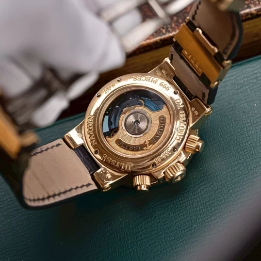 Ulysse Nardin Maxi Marine Chronograph Blue Seal 45mm Limited Edition 356-68 – Rose Gold