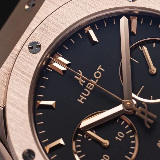 Hublot Class Fusion Chronograph King Gold 42mm 541.OX.1181.LR Black Dial