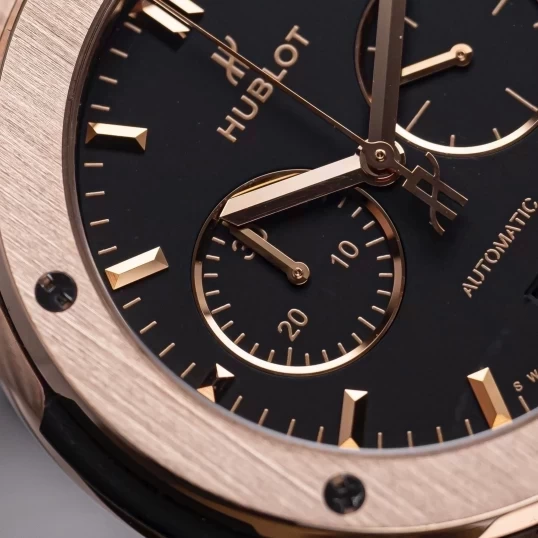 Hublot Class Fusion Chronograph King Gold 42mm 541.OX.1181.LR Black Dial