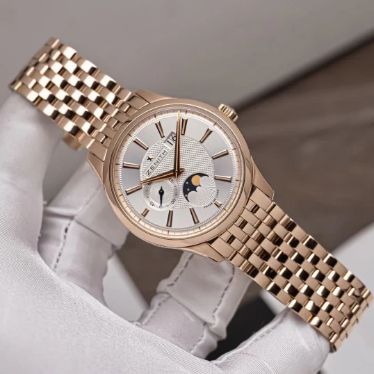 Zenith Captain Moonphase 40mm Rose Gold Ref. 18.2140.691/02.M2140