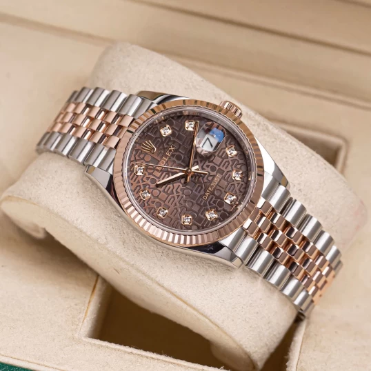 Rolex Oyster Perpetual Datejust 36 126231 Vi Tính Nâu