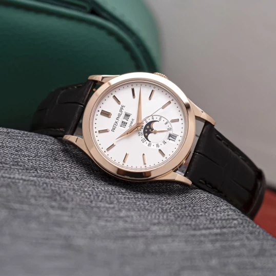 Patek Philippe Complications Annual Calendar Moonphase 5396R-011 – Rose Gold, White Dial