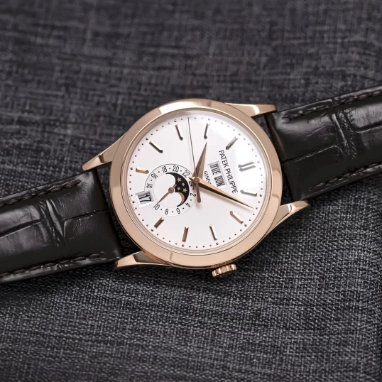 Patek Philippe Complications Annual Calendar Moonphase 5396R-011 – Rose Gold, White Dial