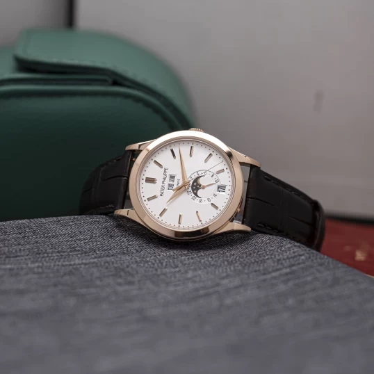 Patek Philippe Complications Annual Calendar Moonphase 5396R-011 – Rose Gold, White Dial