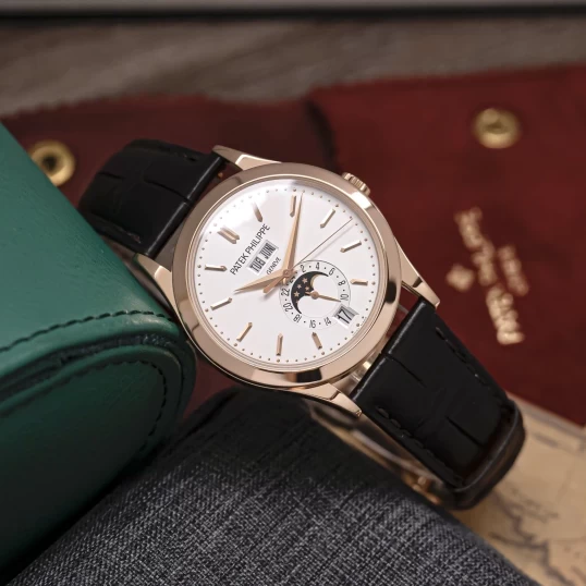 Patek Philippe Complications Annual Calendar Moonphase 5396R-011 – Rose Gold, White Dial