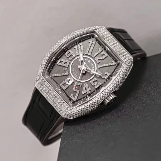 Franck Muller Vanguard V45 Steel – Custom Diamonds