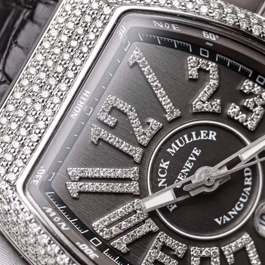 Franck Muller Vanguard V45 Steel – Custom Diamonds