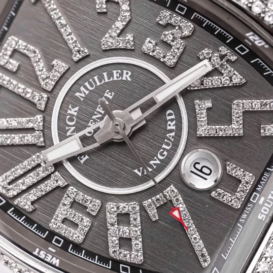 Franck Muller Vanguard V45 Steel – Custom Diamonds