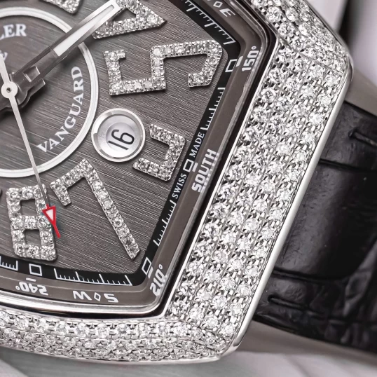 Franck Muller Vanguard V45 Steel – Custom Diamonds