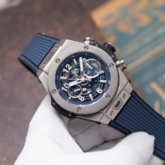 Hublot Big Bang Unico Titanium Blue 45mm Ref. 411.NX.5179.RX