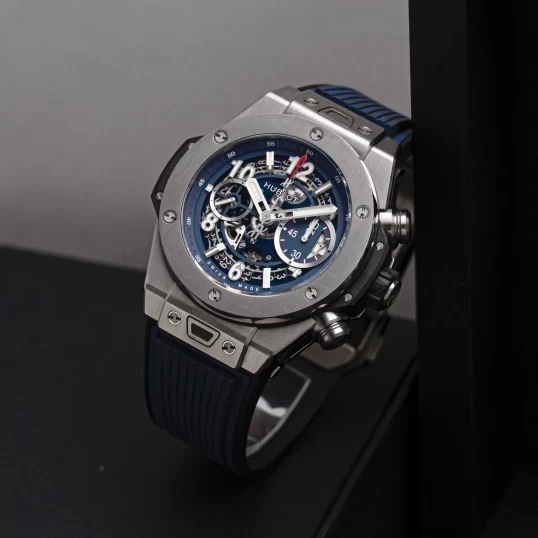 Hublot Big Bang Unico Titanium Blue 45mm Ref. 411.NX.5179.RX