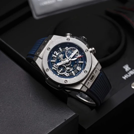 Hublot Big Bang Unico Titanium Blue 45mm Ref. 411.NX.5179.RX