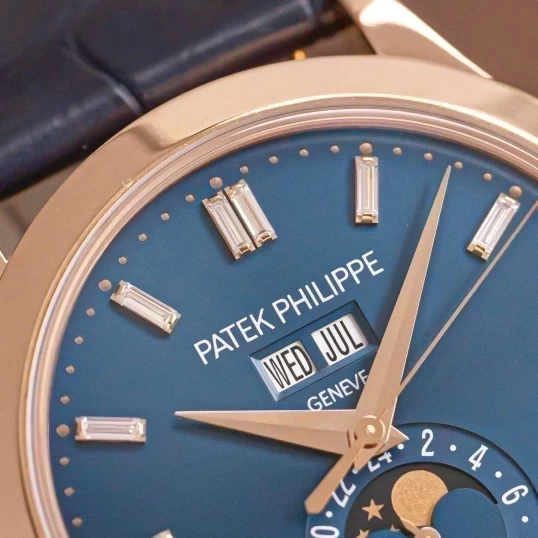 Patek Philippe Complications Annual Calendar Moonphase 5396R-015 – Rose Gold, Blue Dial
