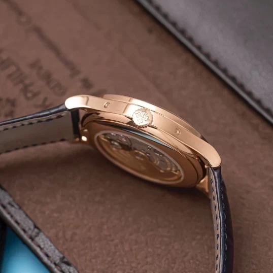 Patek Philippe Complications Annual Calendar Moonphase 5396R-015 – Rose Gold, Blue Dial