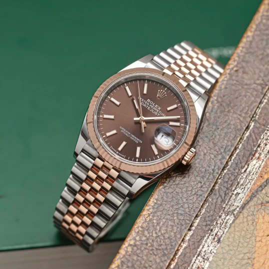 Rolex Oyster Perpetual Datejust 36mm 126231 Index Chocolate Dial