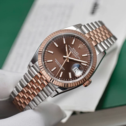Rolex Oyster Perpetual Datejust 36mm 126231 Index Chocolate Dial
