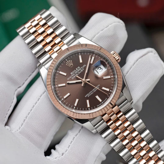 Rolex Oyster Perpetual Datejust 36mm 126231 Index Chocolate Dial