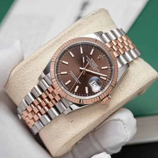 Rolex Oyster Perpetual Datejust 36mm 126231 Index Chocolate Dial