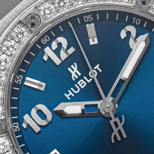 Hublot Big Bang Blue Dial Diamonds 38mm – Ref. 361.SX.7170.LR.1204