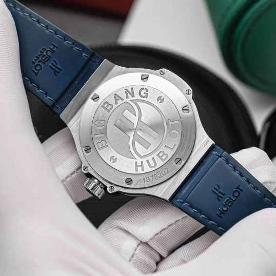 Hublot Big Bang Blue Dial Diamonds 38mm – Ref. 361.SX.7170.LR.1204