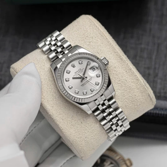 Rolex Oyster Perpetual Lady-Datejust 26mm Ref. 179174 Silver Dial