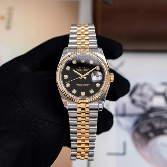 Rolex Oyster Perpetual Datejust 36mm 116233 Black Dial