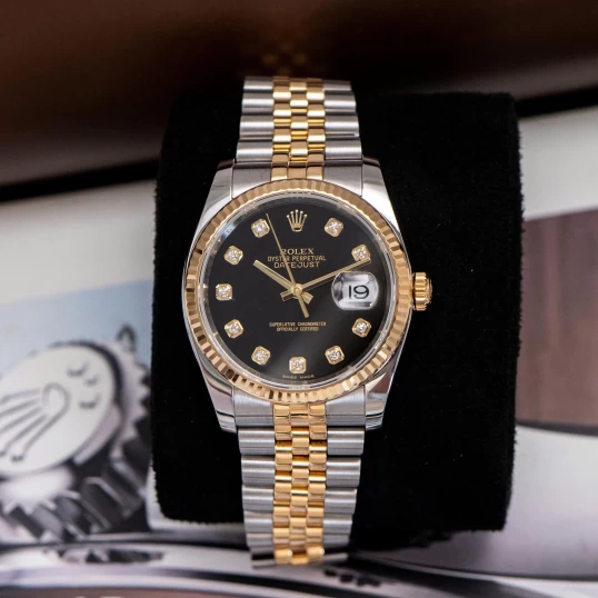 Rolex Oyster Perpetual Datejust 36mm 116233 Black Dial