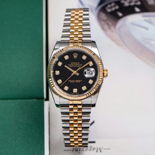 Rolex Oyster Perpetual Datejust 36mm 116233 Black Dial