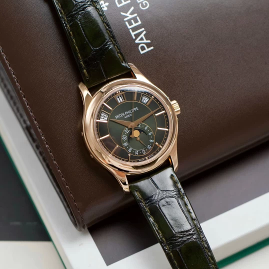 Patek Philippe Complications Annual Calendar Moonphase 40mm Rose Gold Ref. 5205R-011