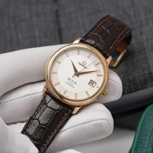 Omega De Ville Prestige Co Axial 36.5mm Yellow Gold 4617.35.02