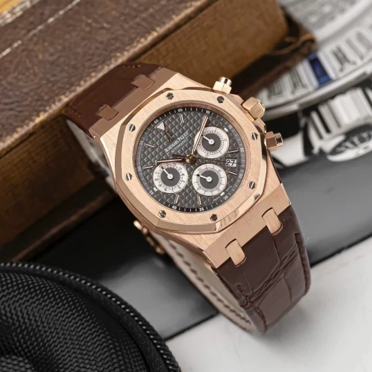 Audemars Piguet Royal Oak Chronograph 39mm Rose Gold Brown Dial Ref. 26022OR.OO.D098CR.02