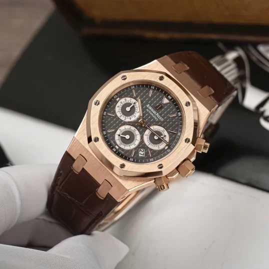 Audemars Piguet Royal Oak Chronograph 39mm Rose Gold Brown Dial Ref. 26022OR.OO.D098CR.02