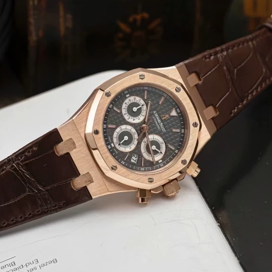 Audemars Piguet Royal Oak Chronograph 39mm Rose Gold Brown Dial Ref. 26022OR.OO.D098CR.02