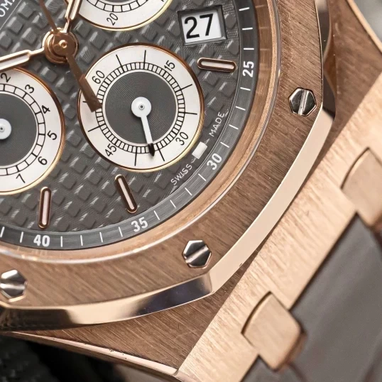 Audemars Piguet Royal Oak Chronograph 39mm Rose Gold Brown Dial Ref. 26022OR.OO.D098CR.02