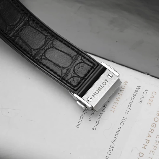 Hublot Classic Fusion Titanium 42mm Ref. 542.NX.1171.LR Custom Full Pave Diamonds