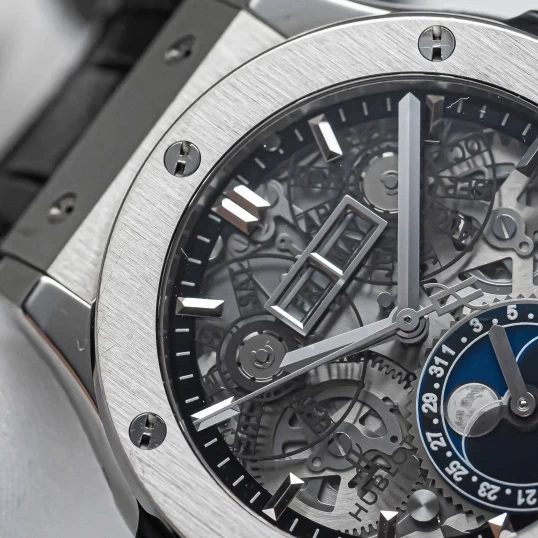 Hublot Classic Fusion Aerofusion Moonphase Titanium 45mm Ref. 517.NX.0170.LR