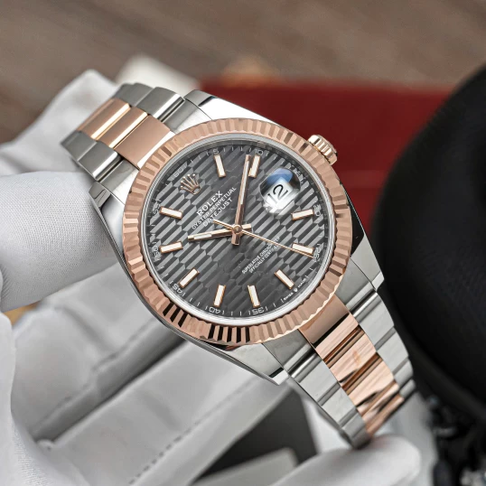 Rolex Oyster Perpetual Datejust 41mm Ref. 126301 Mặt số hoạ tiết gạch ( Brick Pattern Dial )