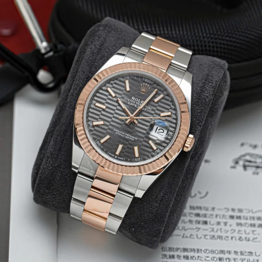 Rolex Oyster Perpetual Datejust 41mm Ref. 126301 Mặt số hoạ tiết gạch ( Brick Pattern Dial )
