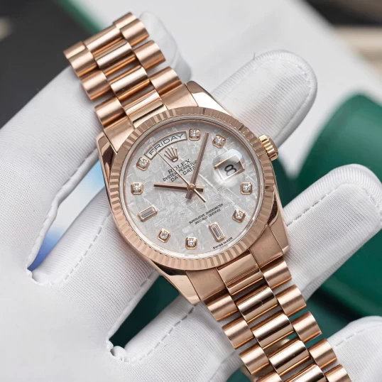 Rolex Oyster Perpetual Day-Date 36mm 118235 Mặt số thiên thạch