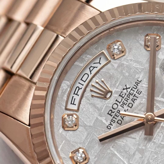 Rolex Oyster Perpetual Day-Date 36mm 118235 Mặt số thiên thạch