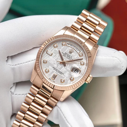 Rolex Oyster Perpetual Day-Date 36mm 118235 Mặt số thiên thạch