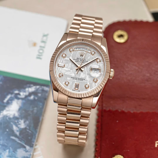 Rolex Oyster Perpetual Day-Date 36mm 118235 Mặt số thiên thạch