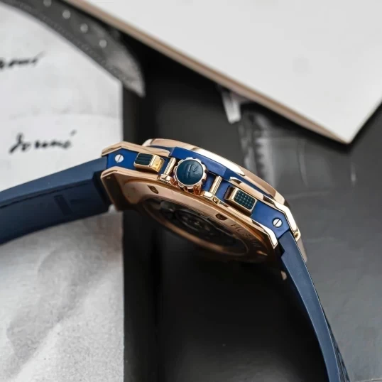 Hublot Big Bang Chronograph 41mm King Gold Blue Diamonds Ref. 341.PL.5190.LR.1104