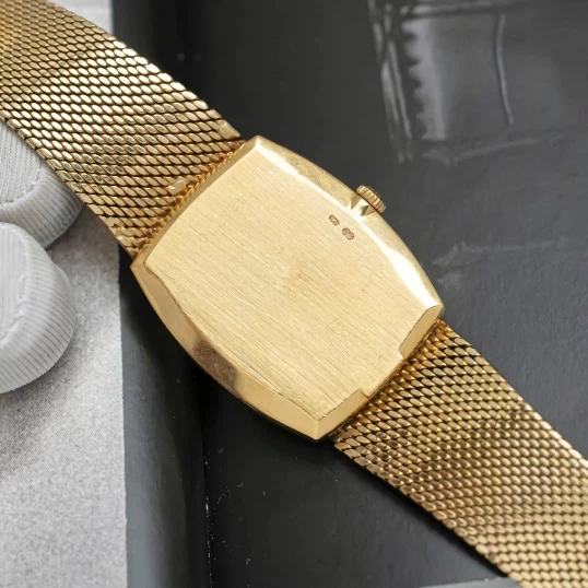Rolex Cellini 3807 Tonneau Watches Index 18K Gold