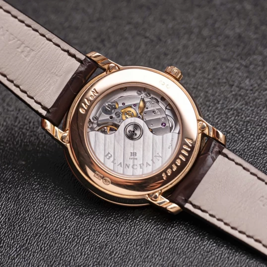 Blancpain Villeret Perpetual Automatic Opaline Dial Men's Watch Ref. 6057-3642-55
