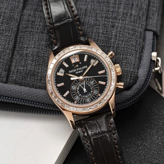 Patek Philippe Complications Annual Calendar Chronograph Ref. 5960R Custom Diamonds Up to 5961R