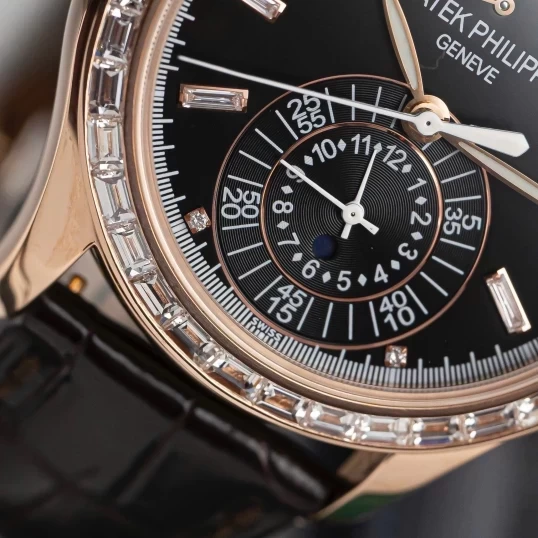 Patek Philippe Complications Annual Calendar Chronograph Ref. 5960R Custom Diamonds Up to 5961R